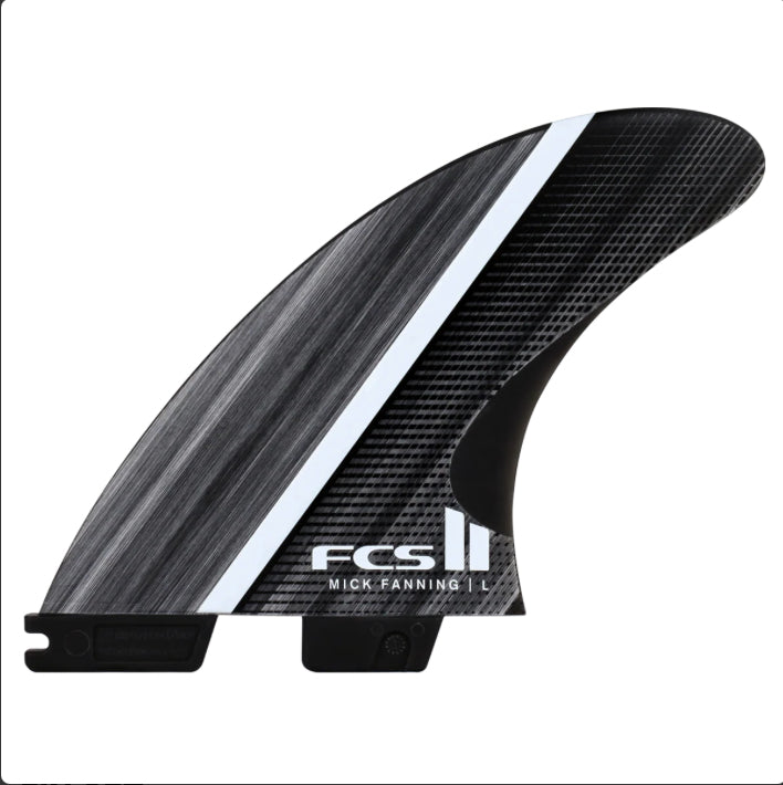 FCS II MICK FANNING GLASS FIBRE FUSION TRI FIN SET | FCS | Fin - Northshore Newquay - Surf/Skate Shop