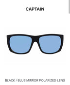 I-sea captain Polarized sunglasses Black blue | I-sea | Sunglasses