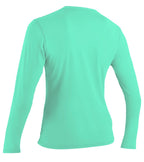 O’Neill WOMEN'S BASIC 50+ L/S SUN SHIRT - light aqua | O’neill | Rash Vest