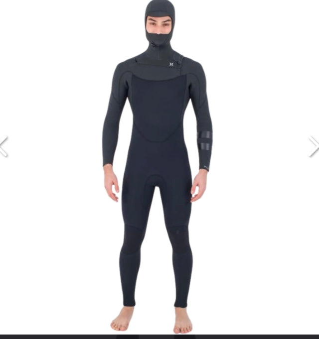 Hurley Hooded 5/3mm Plus Wetsuit - black marl | Hurley | Winter Wetsuit - Northshore Newquay - Surf/Skate Shop
