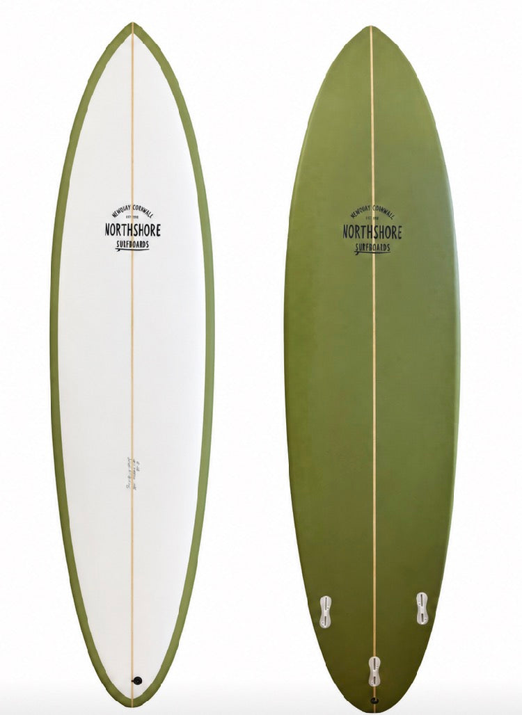 Northshore NS24 midlength Surfboard 7’2” x 21 1 2” x 2 7 8” x 49.5L | Northshore Surf Shop | - Northshore Newquay - Surf/Skate Shop