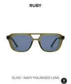 I-sea Ruby Polarized Sunglasses Olive navy | I-sea | Sunglasses - Northshore Newquay - Surf/Skate