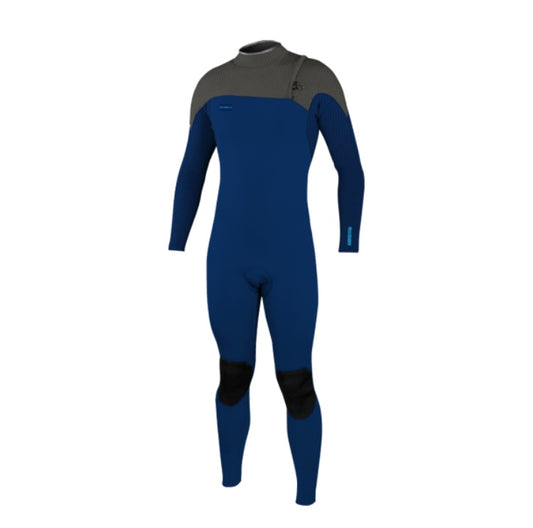 O'Neill Men's Hyperfreak Comp 4/3 Zipless Wetsuit | Navy / Raven