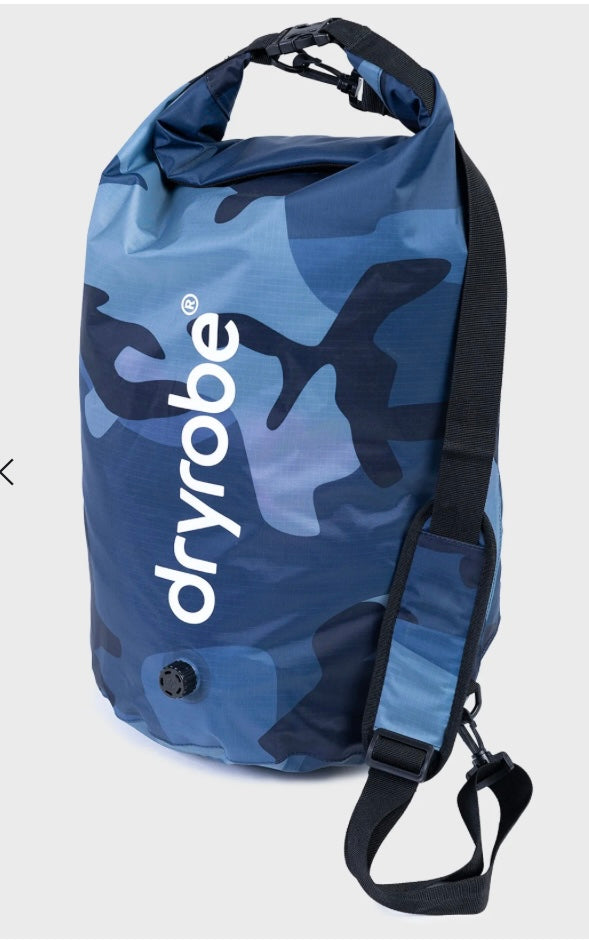 DryRobe Compression Travel Bag Blue Camo | Dryrobe | Waterproof Dry Bag