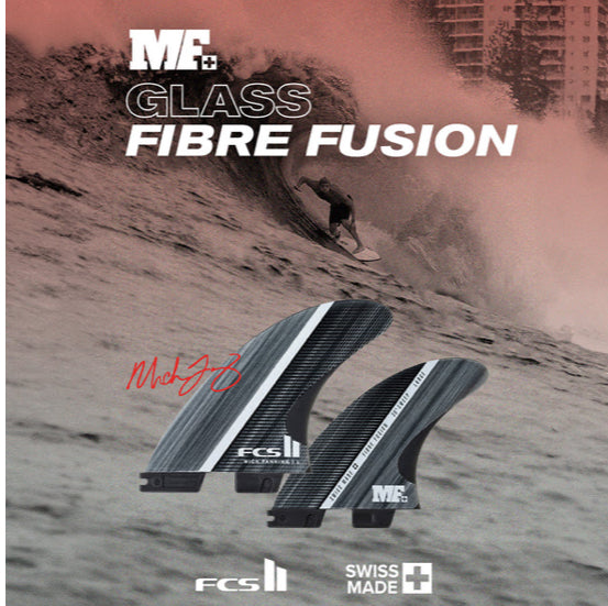 FCS II MICK FANNING GLASS FIBRE FUSION TRI FIN SET | FCS | Fin - Northshore Newquay - Surf/Skate Shop