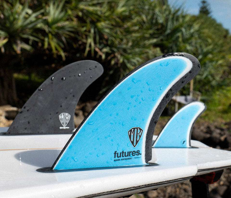 Futures Mark Richard’s 2+1 Fiberglass Twin Surfboard Fins | Futures | Twin Fins - Northshore Newquay - Surf/Skate Shop