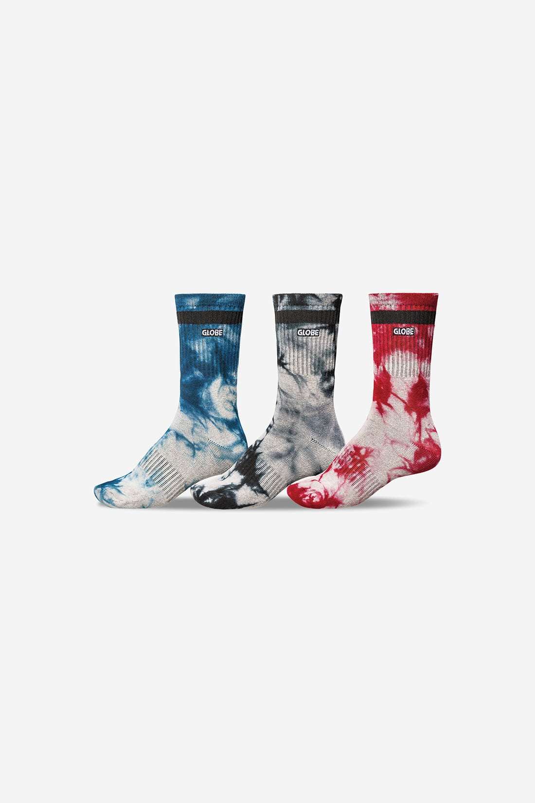 Globe All Tied Up Sock-3 Pack Assorted | Globe | socks