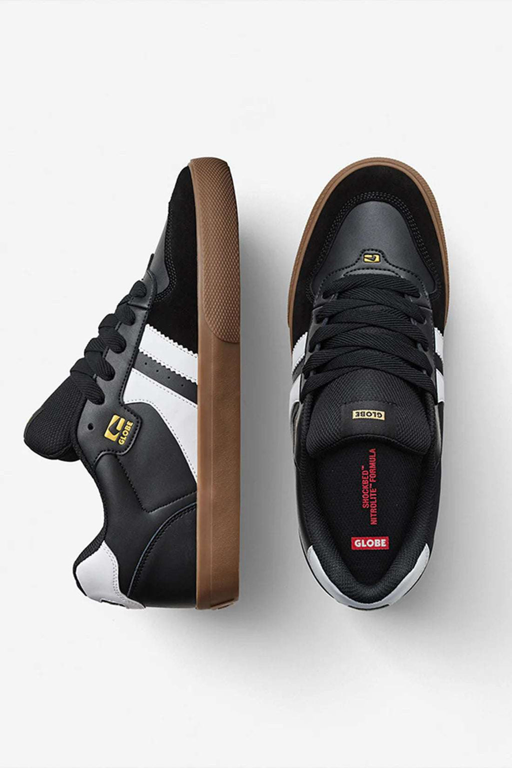 Globe Encore 2 - Black/White/Tobacco | Globe | trainers