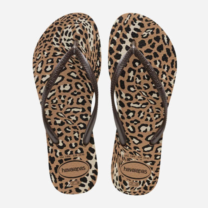 HAVAIANAS SLIM ANIMALS-Rose Gold/Cafe | Havaianas | flip flop