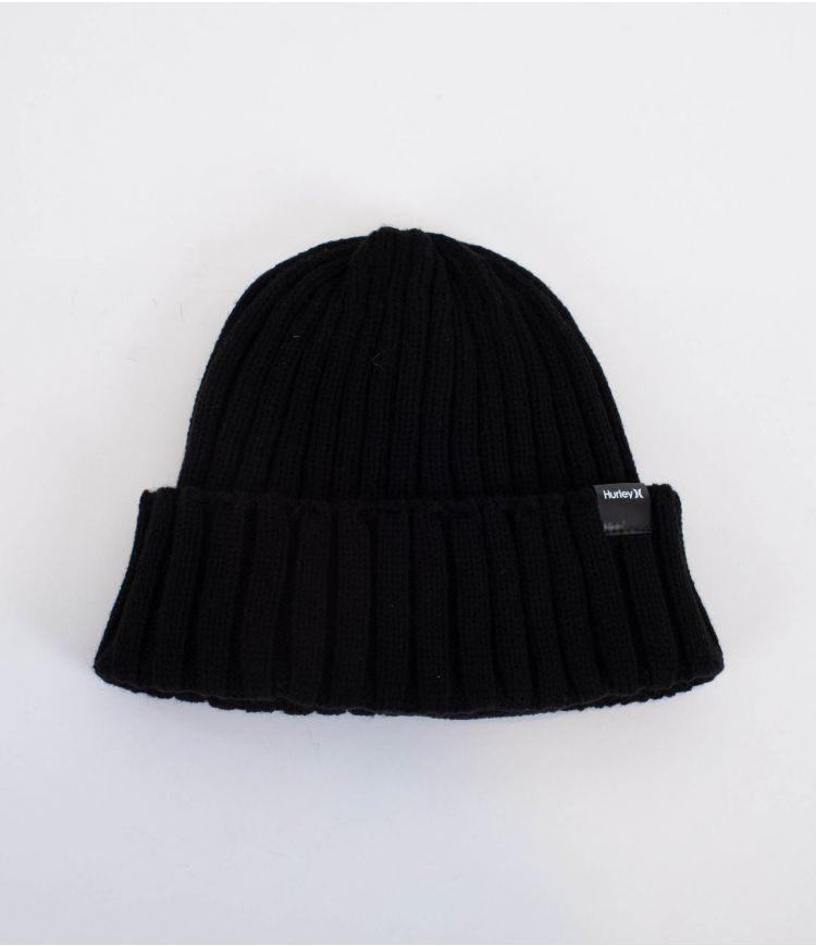 Hurley Avalon Fleece Beanie Black | Hurley | Beanie - Northshore Newquay - Surf/Skate Shop