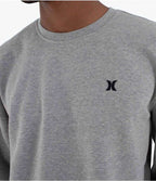 Hurley Icon Crew Sweatshirt-Dark Heather Grey | Hurley | Sweatshirt