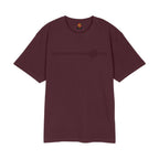 Santa Cruz Tonal Opus Dot Stripe T-Shirt-Dark Plum