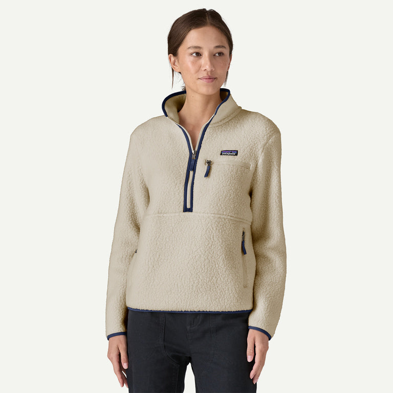 Patagonia Women's Retro Pile Fleece Marsupial Pullover-Natural | Patagonia |