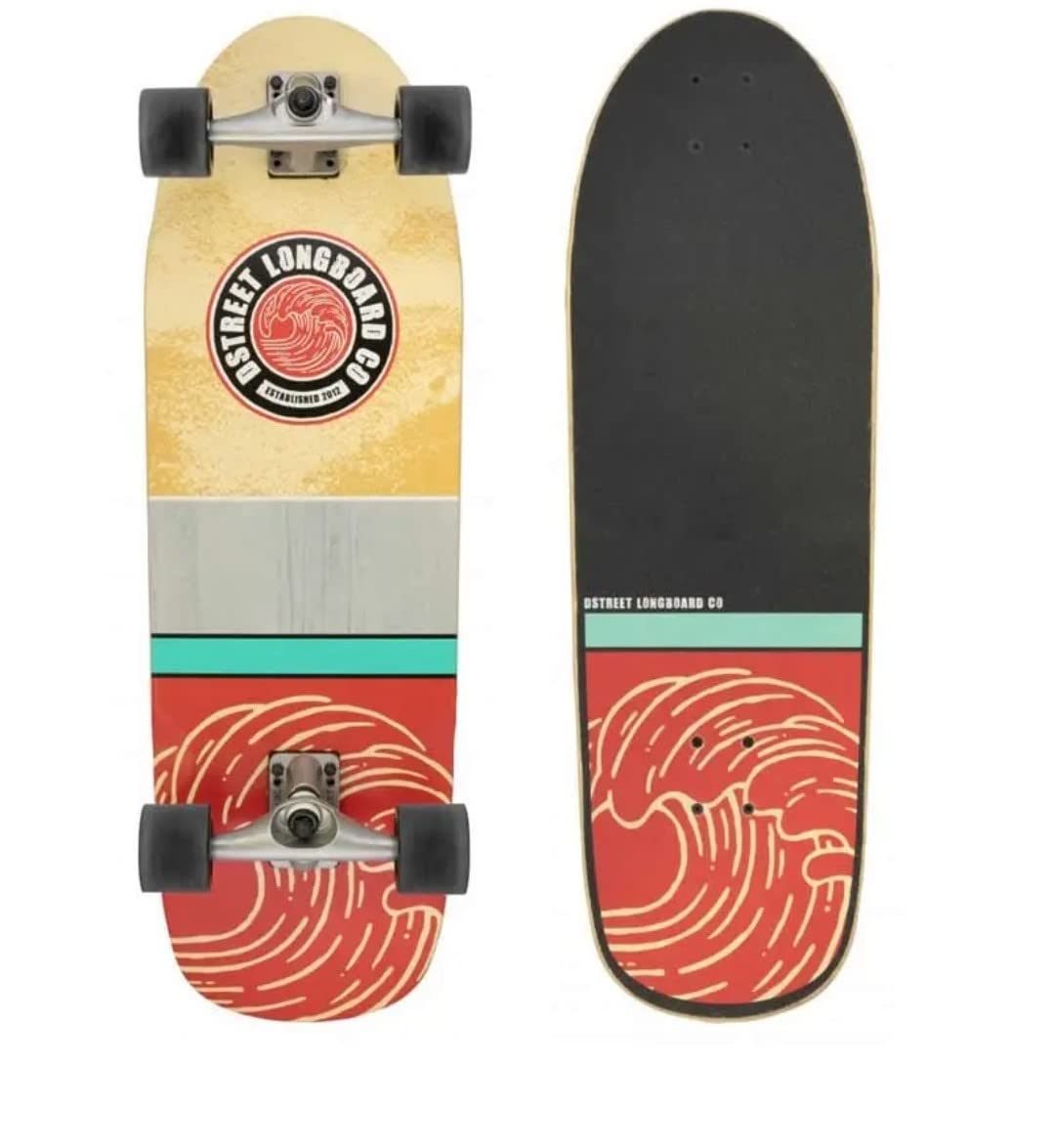 D Street Surfskate Complete Factory Skateboard Mission Multi 32" | D-Street | skateboard