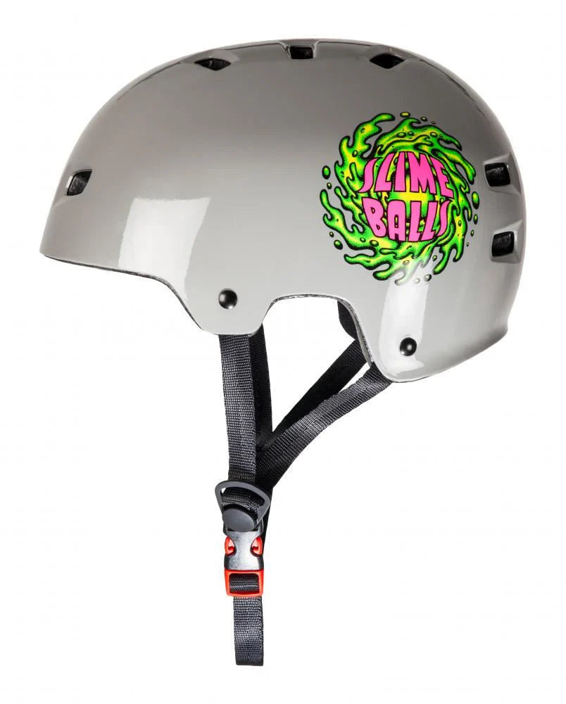 BULLET X SLIME BALLS HELMET - SLIME LOGO GREY | Santa Cruz | helmet