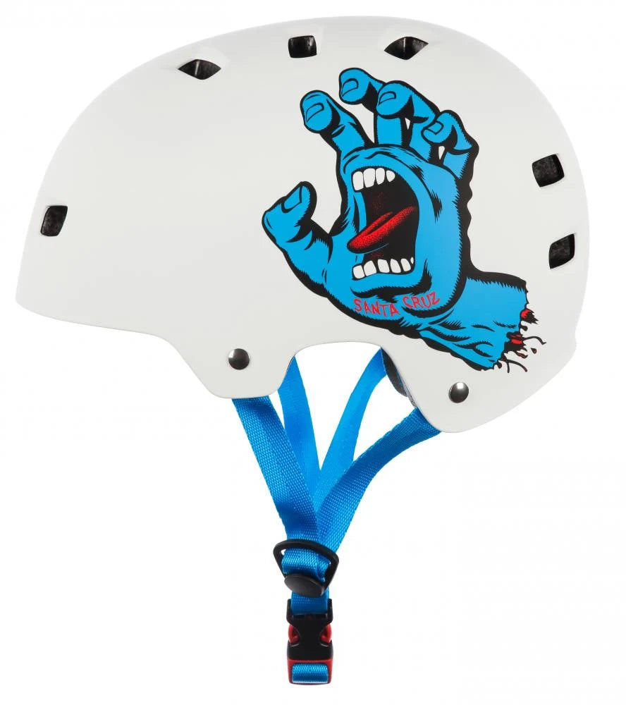 BULLET SANTA CRUZ SCREAMING HAND HELMET - Adult | Santa Cruz | helmet - Northshore Newquay - Surf/Skate Shop