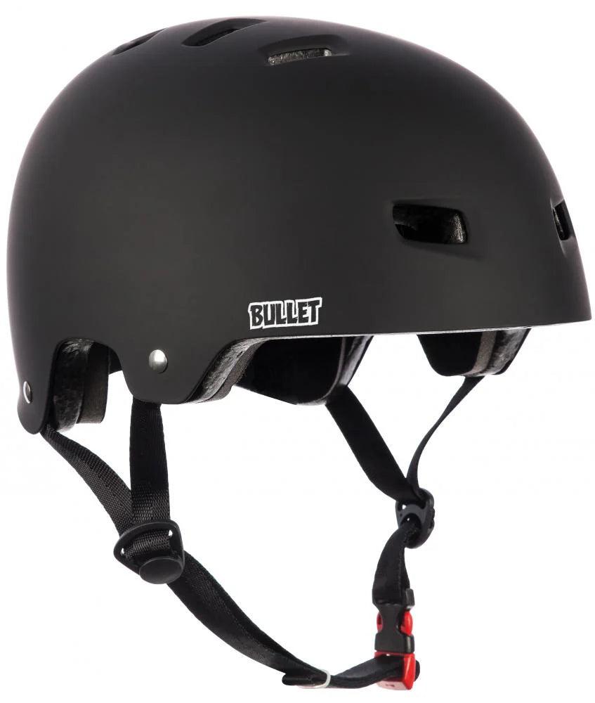 Bullet Deluxe Helmet T35 Youth 49-54cm (OSFA) Black | Santa Cruz | Helmet - Northshore Newquay - Surf/Skate Shop