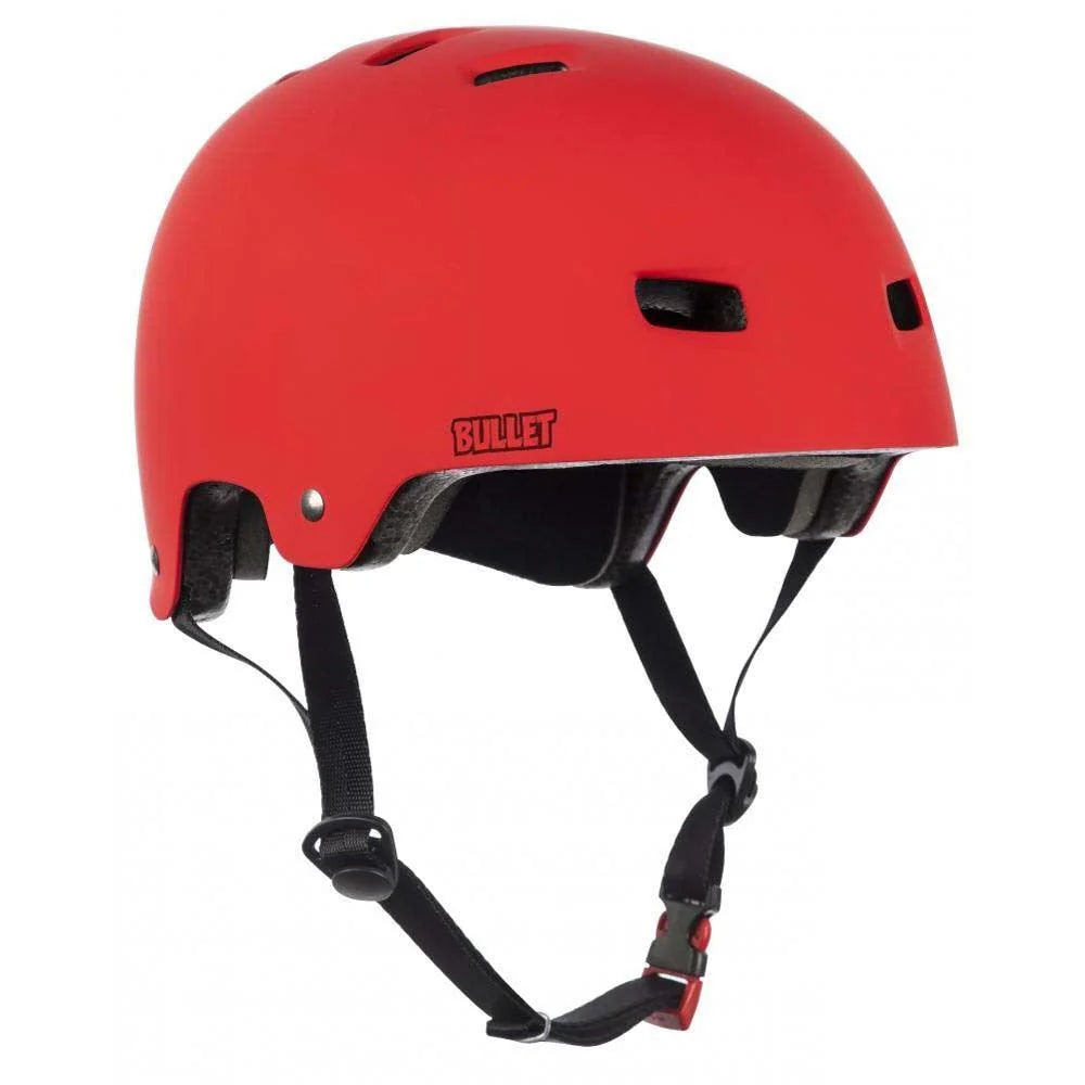 Bullet Deluxe T35 Adult Helmet (54 - 57cm) Red | Santa Cruz | helmet - Northshore Newquay - Surf/Skate Shop
