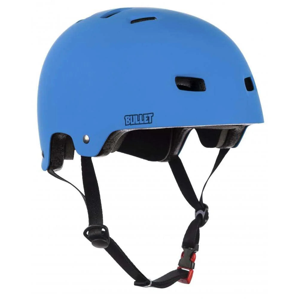 Bullet Deluxe Helmet T35 Youth 49-54cm (OSFA) Blue | Santa Cruz | Helmet - Northshore Newquay - Surf/Skate Shop