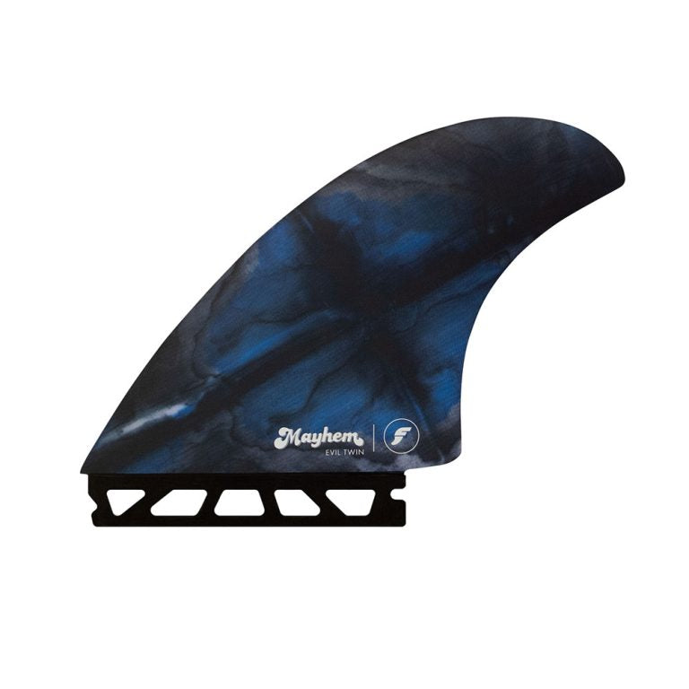 Futures Mayhem Evil Twin fin + Trailer Combo Size Large | Futures | Surfboard Fins.