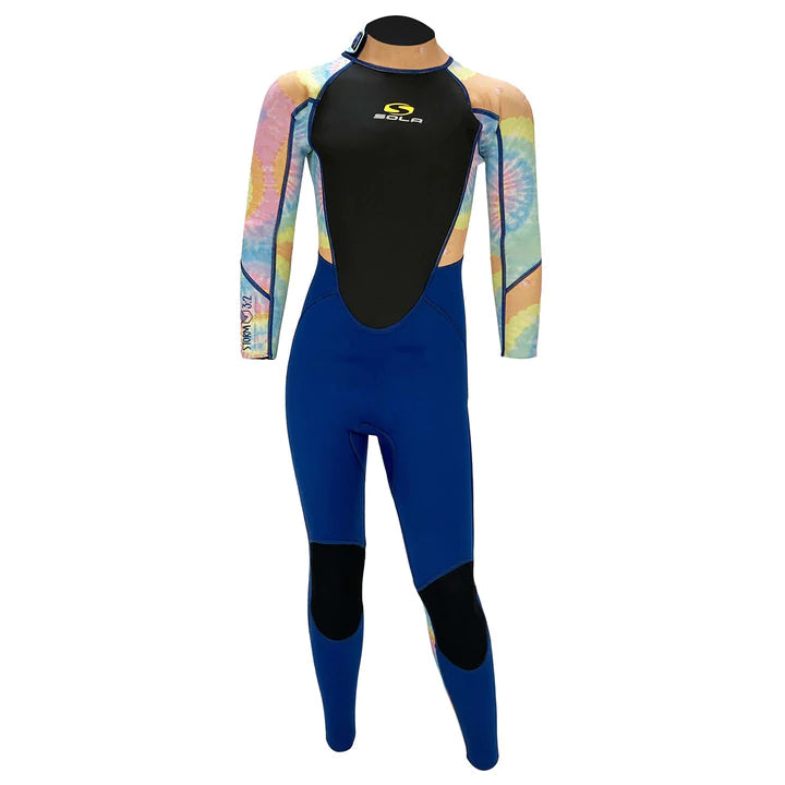 Sola Storm 3/2 Kids Fullsuit - blue | Sola | Summer Wetsuit - Northshore Newquay - Surf/Skate Shop