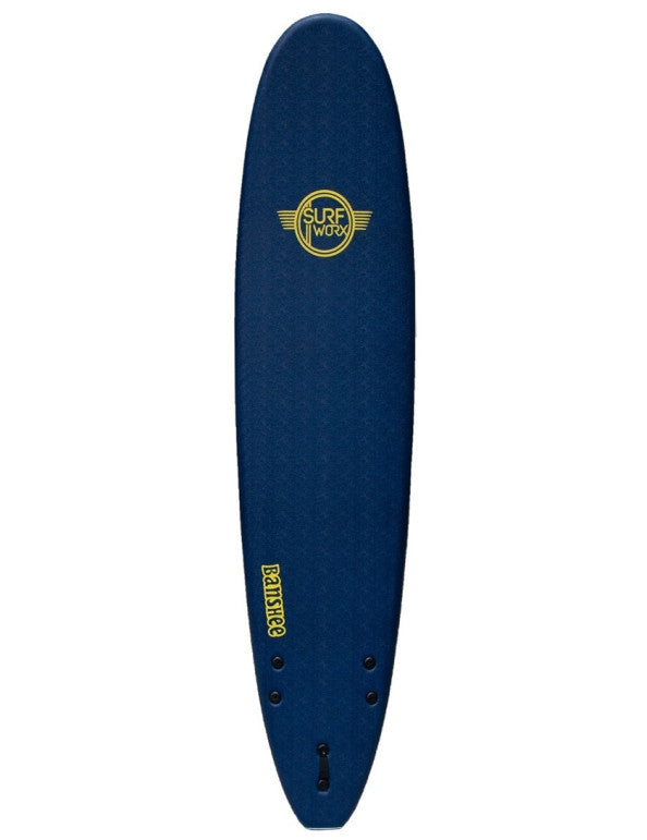 Surfworx Banshee soft surfboard - midnight blue | Surfworx | surfboard - Northshore Newquay - Surf/Skate Shop