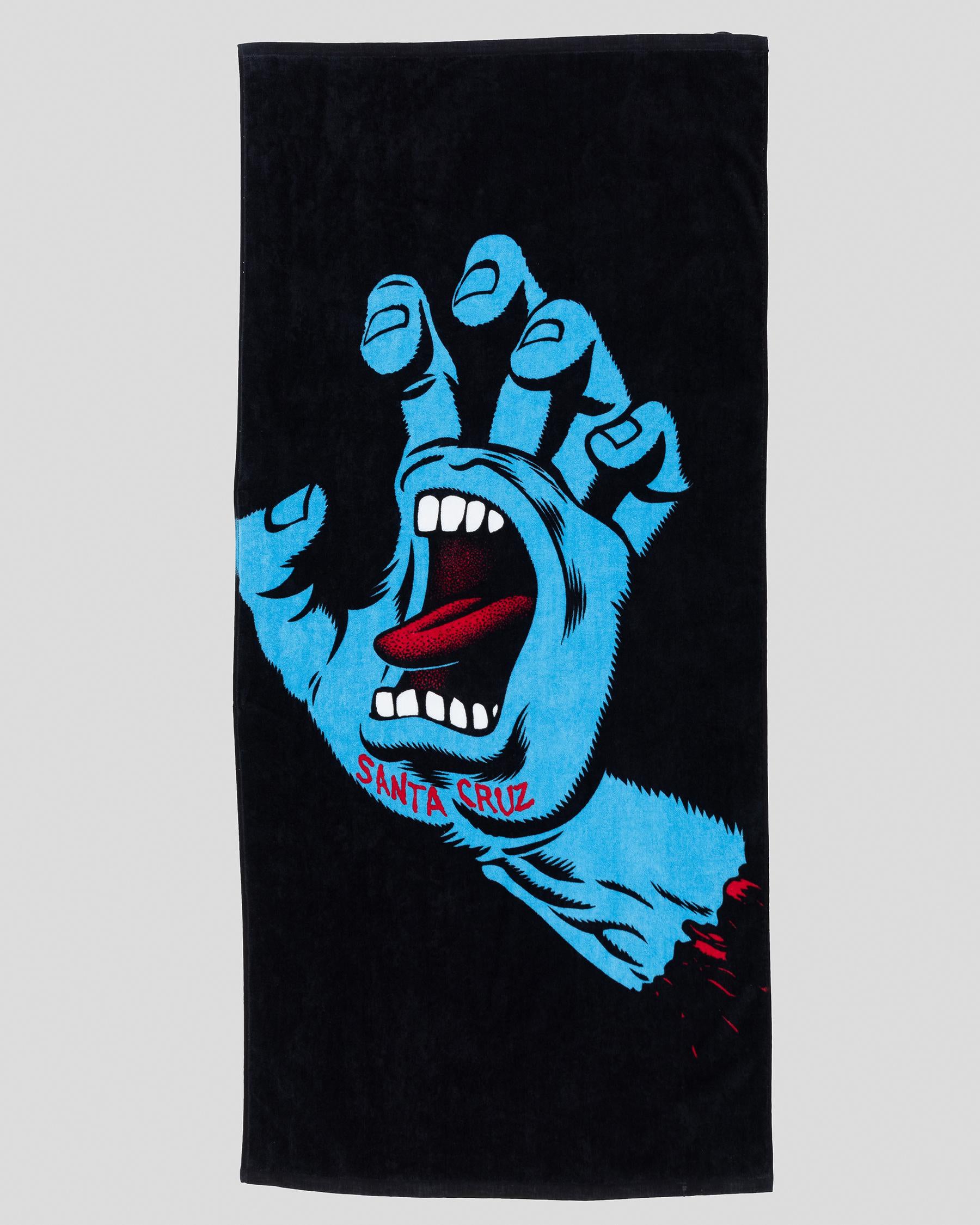 Santa Cruz Screaming Hand Towel | Santa Cruz | Beach Towel