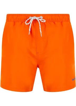 TOKYO LAUNDRY NAMASTE 3 CLASSIC SWIM SHORTS - PUFFIN’S BILL ORANGE | Tokyo Laundry | Shorts