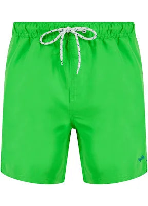 TOKYO LAUNDRY NAMASTE 3 CLASSIC SWIM SHORTS - POISON GREEN | Tokyo Laundry | Shorts - Northshore Newquay - Surf/Skate Shop