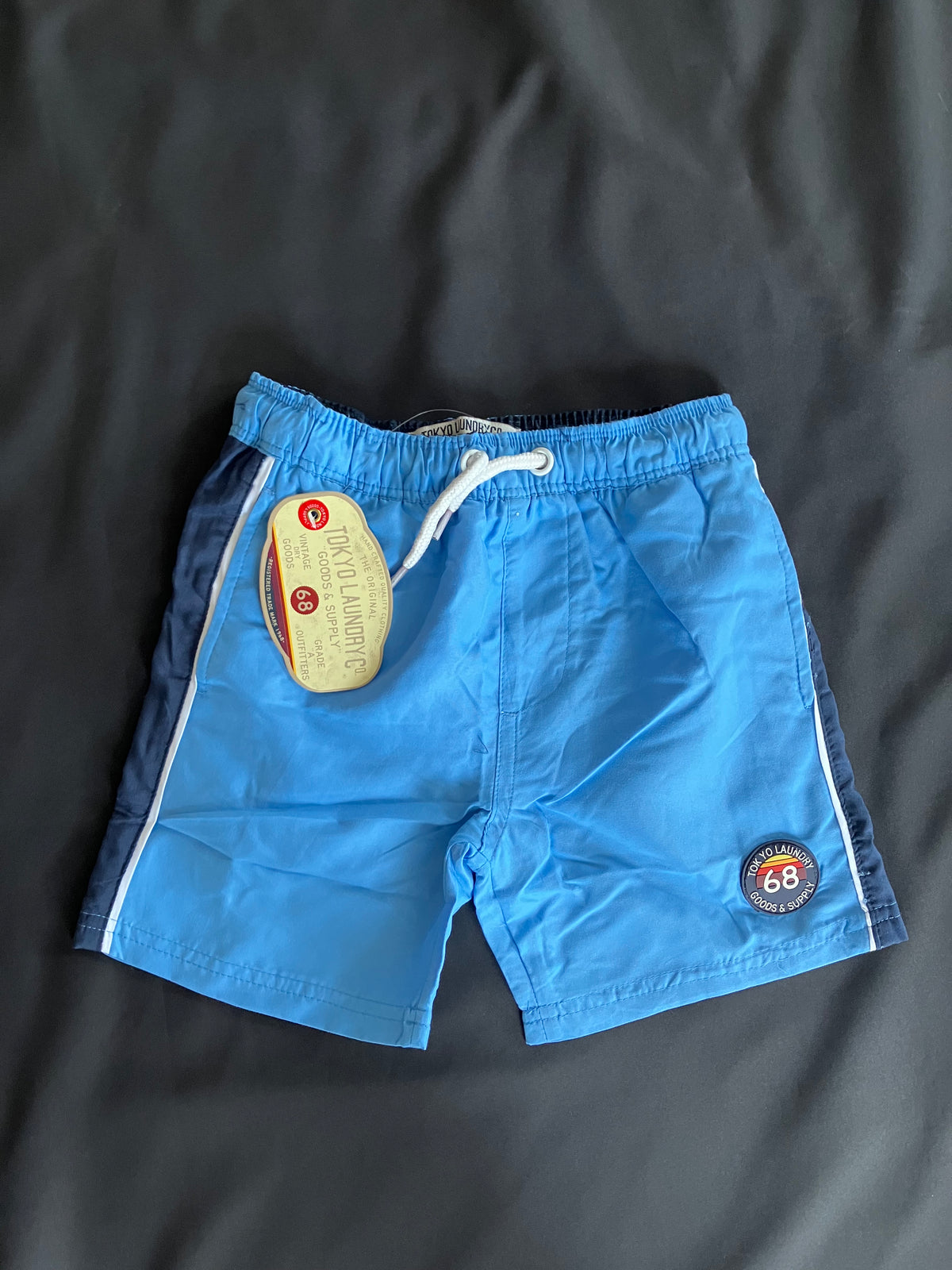 TOKYO LAUNDRY KIDS CACHE SWIM SHORTS - BLUE | Tokyo Laundry | Shorts - Northshore Newquay - Surf/Skate Shop