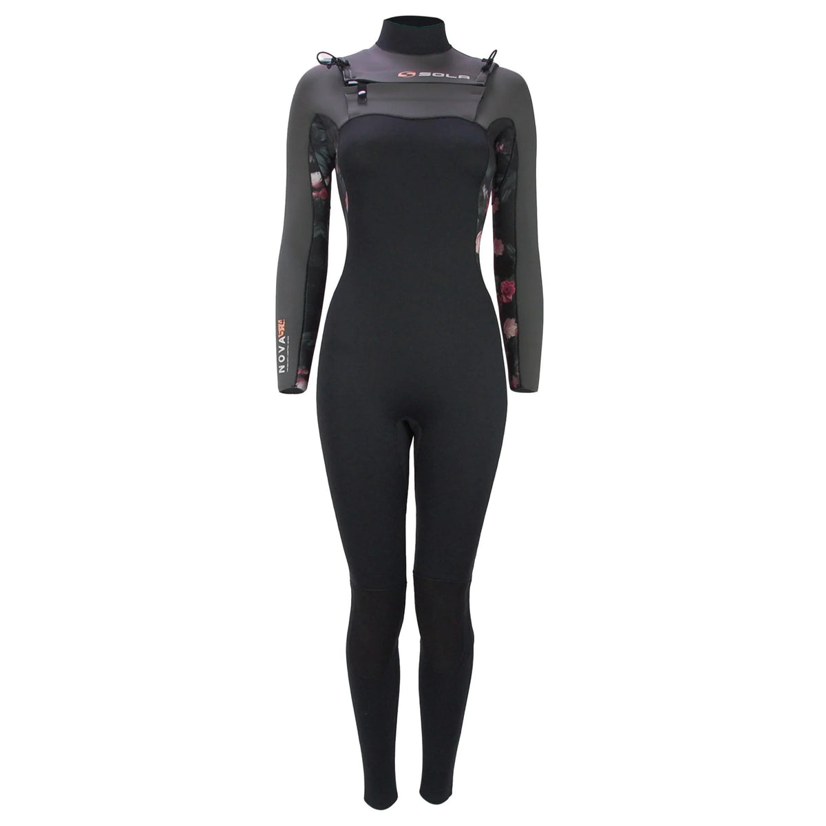 SOLA NOVA LADIES 5/4 CHEST ZIP FULLSUIT | Sola | Winter Wetsuit - Northshore Newquay - Surf/Skate Shop