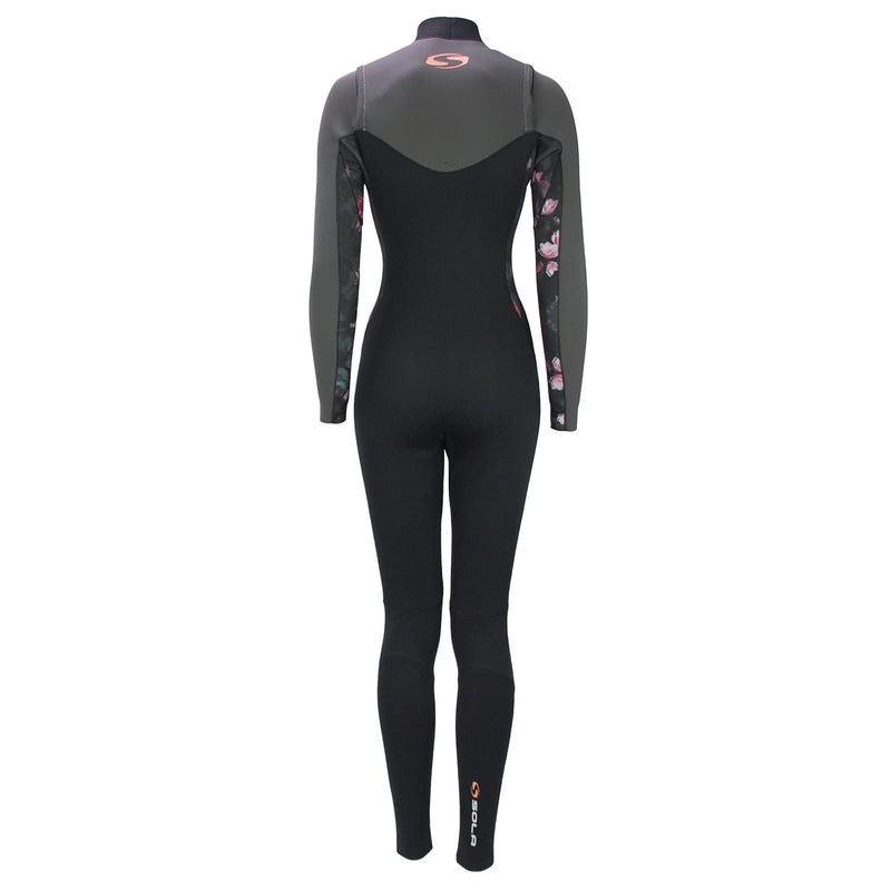 SOLA NOVA LADIES 5/4 CHEST ZIP FULLSUIT | Sola | Winter Wetsuit - Northshore Newquay - Surf/Skate Shop
