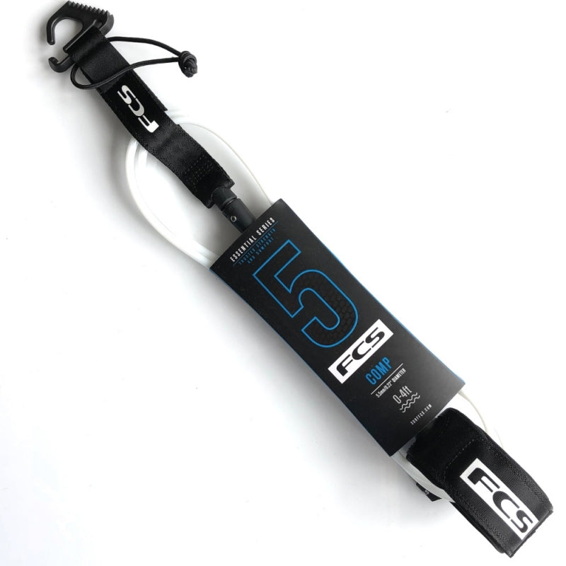 FCS ESSENTIAL 5’ COMP SURFBOARD LEASH | FCS | Comp leash - Northshore Newquay - Surf/Skate Shop