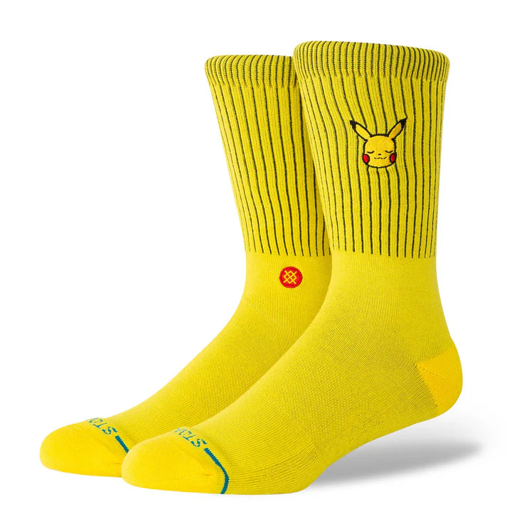 STANCE Pokémon Pikachu Crew Socks | Stance | socks - Northshore Newquay - Surf/Skate