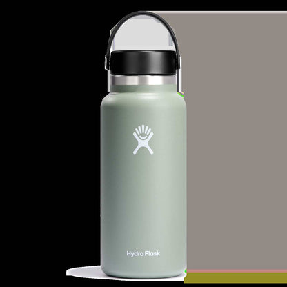 Hydro Flask Wide Mouth 32 oz (946 ml) Vacuum-Insulated Stainless Steel Water Bottle Agave | Hydro Flask | Flask