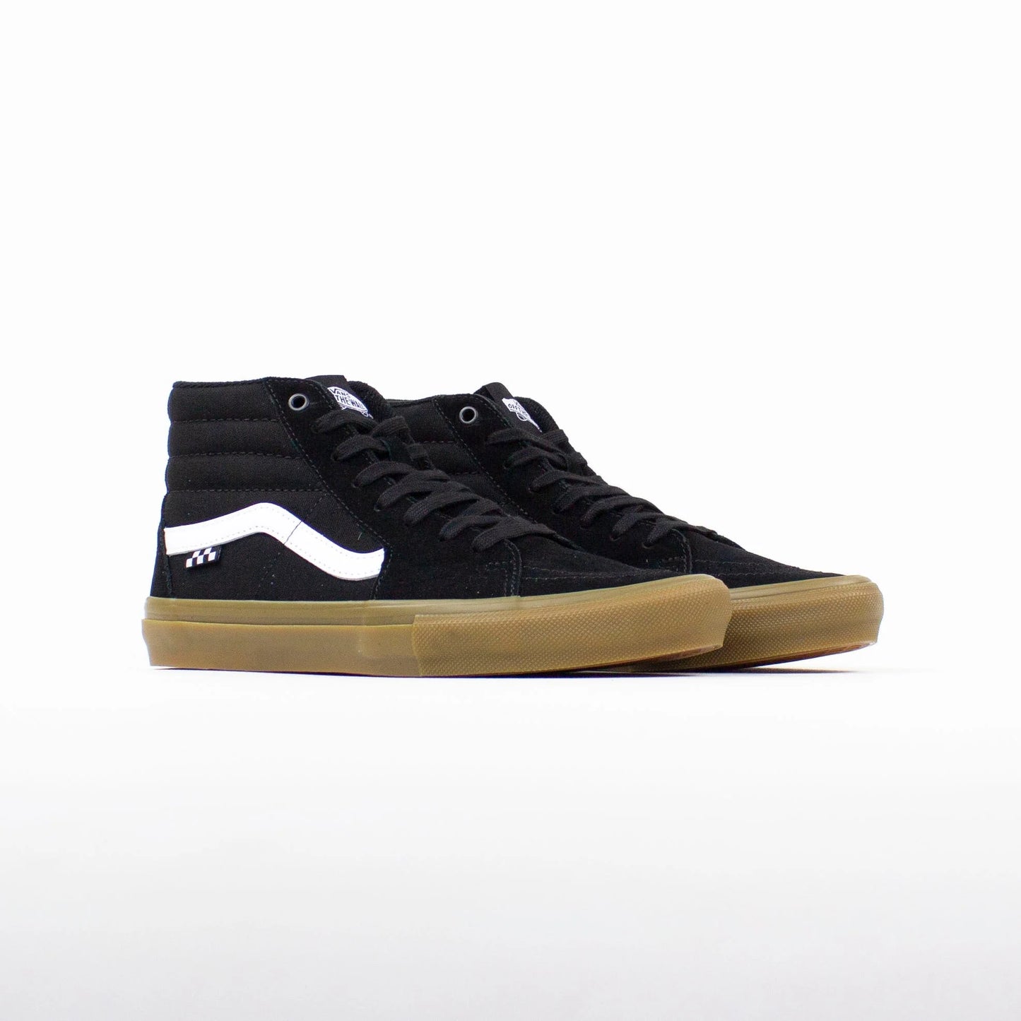 VANS PRO SK8 Hi SHOES BLACK / GUM UK 9 | Vans | Skate Shoes