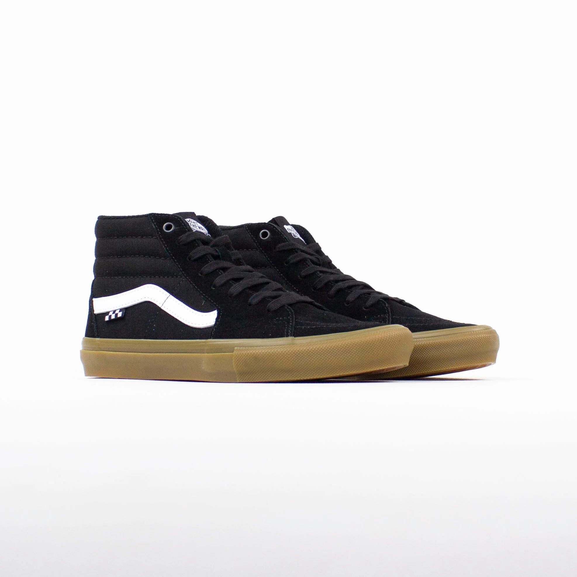 VANS PRO SK8 Hi SHOES BLACK / GUM UK 9 | Vans | Skate Shoes