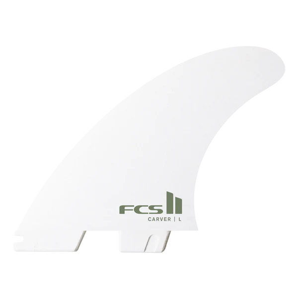 FCS II CARVER WHITE EDITION TRI FIN SET | FCS | Fin - Northshore Newquay - Surf/Skate Shop