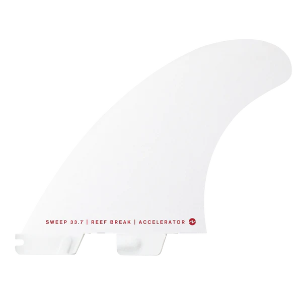 FCS II ACCELERATOR WHITE EDITION TRI FIN SET | FCS | Fin - Northshore Newquay - Surf/Skate Shop