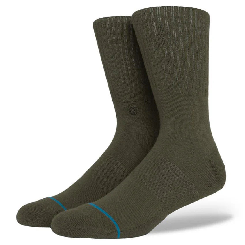 STANCE Icon Socks - olive | Stance | socks - Northshore Newquay - Surf/Skate Shop