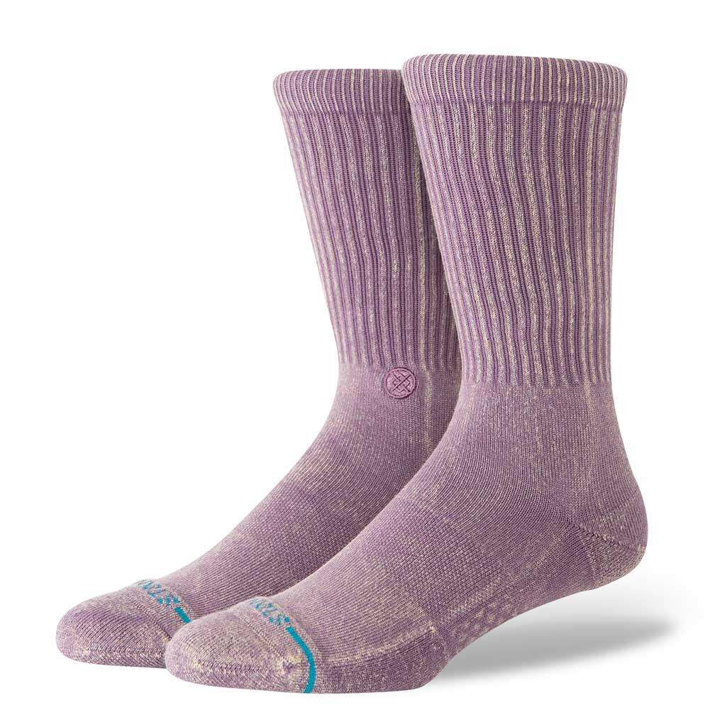 STANCE Icon dyed Socks - Plum | Stance | socks - Northshore Newquay - Surf/Skate Shop