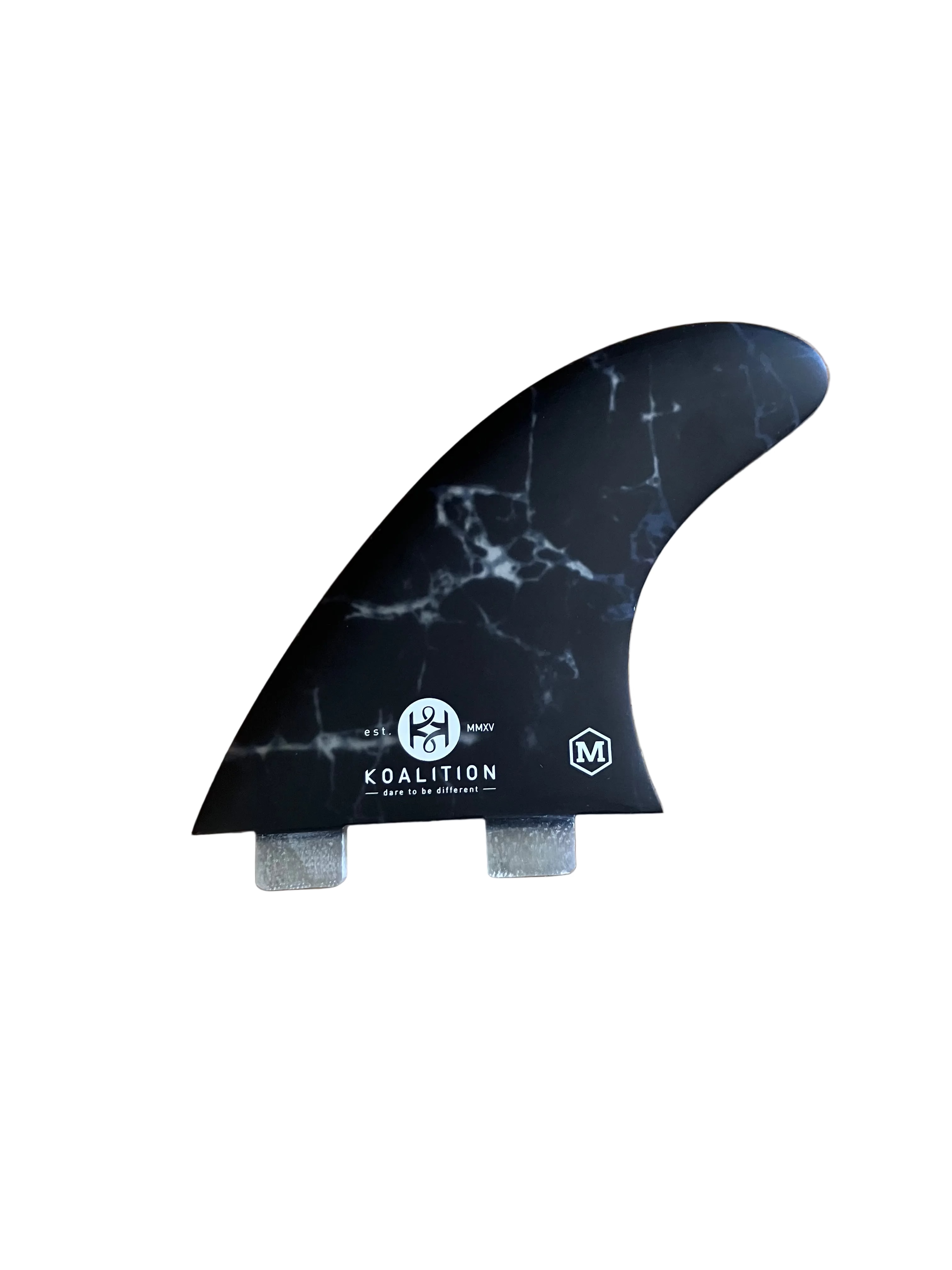 Koalition FCS 1 Thruster set medium White marble | Koalition | - Northshore Newquay - Surf/Skate Shop
