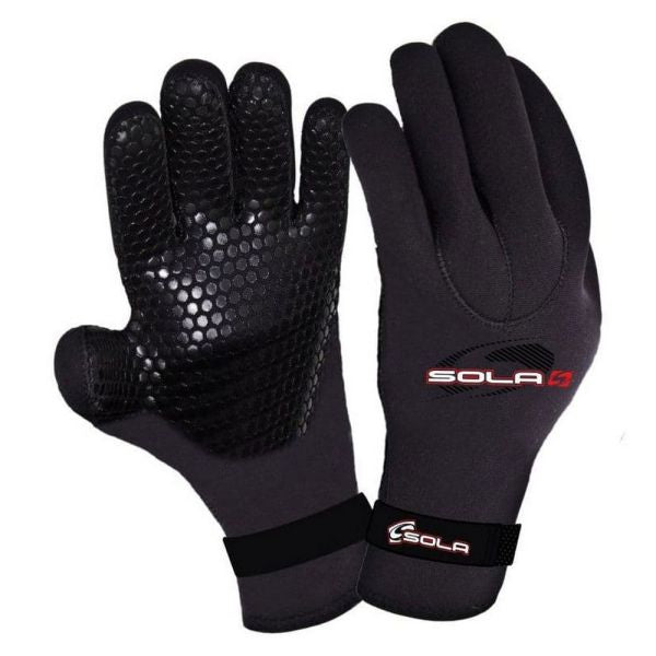 Sola 3mm Titanium DL Wetsuit Gloves | Sola | Wetsuit Gloves - Northshore Newquay - Surf/Skate Shop