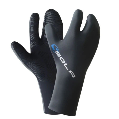 Sola 5mm Smoothskin Lobster Claw Wetsuit Gloves | Sola | Wetsuit Gloves - Northshore Newquay - Surf/Skate Shop