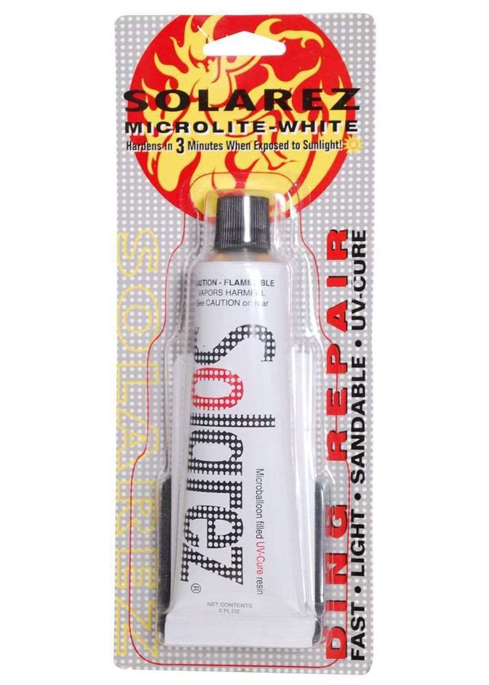 SOLAREZ MICROLITE WHITE SURFBOARD FILLER 2oz | Solarez | Surfboard Repair - Northshore Newquay - Surf/Skate Shop