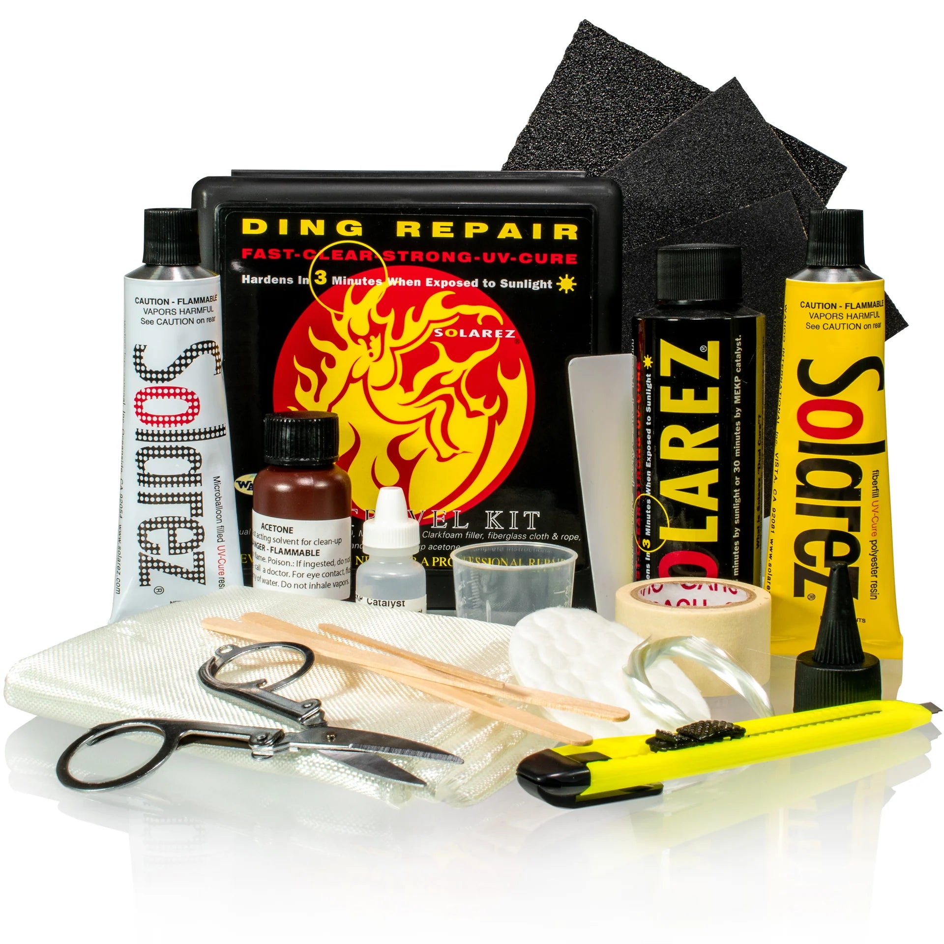 Solarez Polyester Pro Travel Surfboard Repair Kit | Solarez | Surfboard Repair