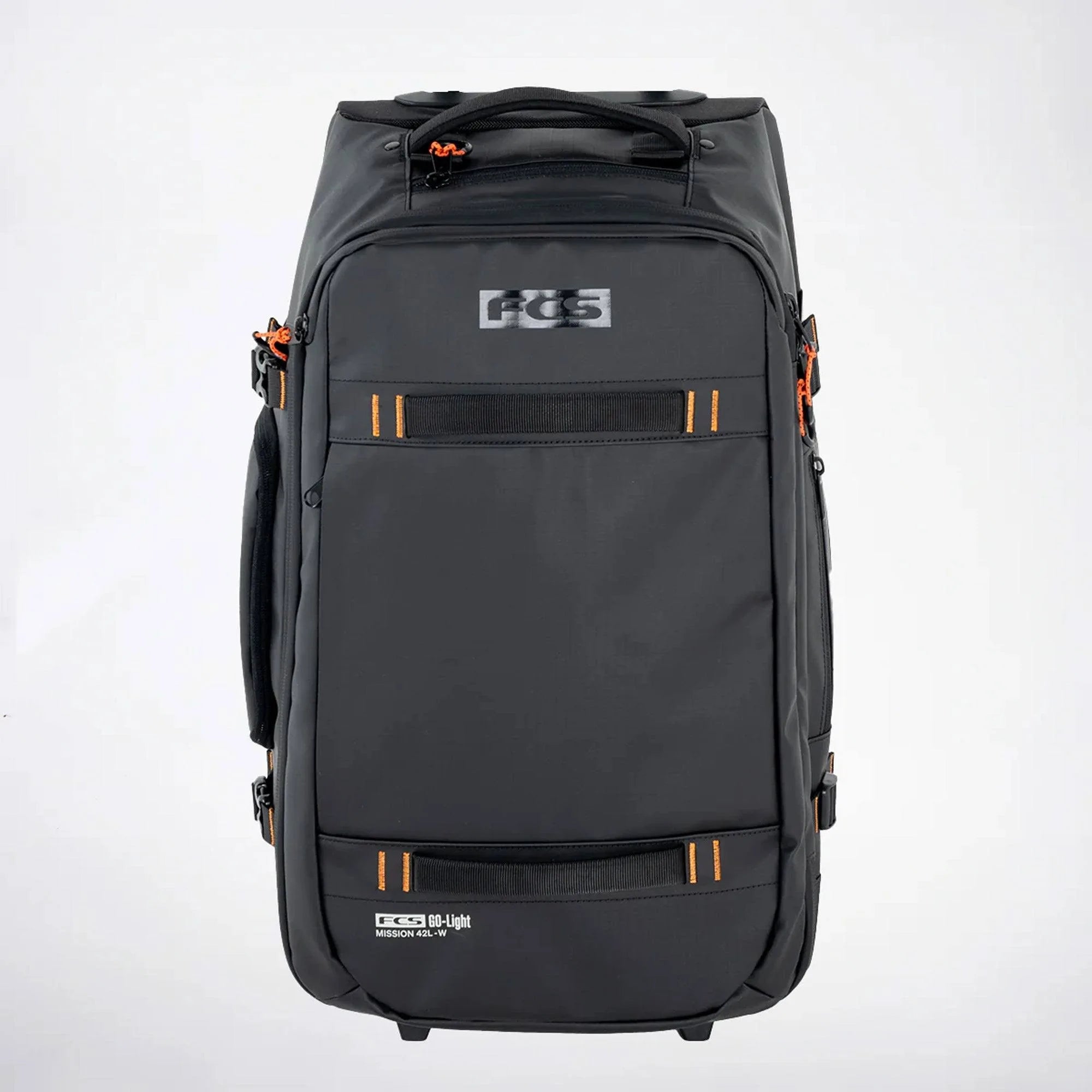FCS Mission Wheely 42L Carry‑On Granite grey | FCS | - Northshore Newquay - Surf/Skate Shop