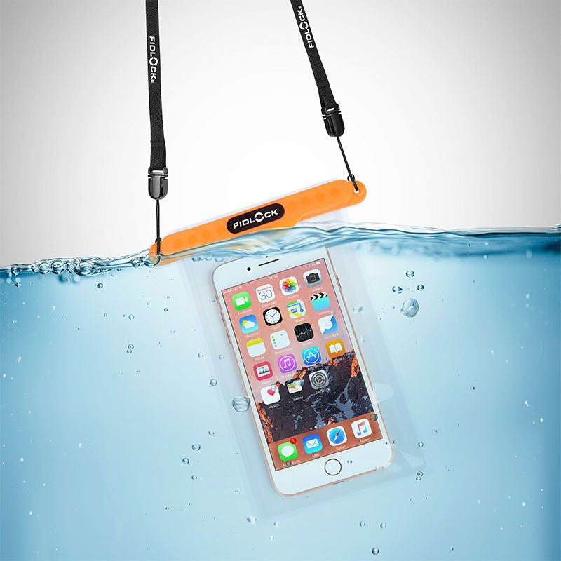 Fidlock Hermetic Dry Bag Medi Orange | Fidlock | Waterproof Phone Case - Northshore Newquay - Surf/Skate Shop