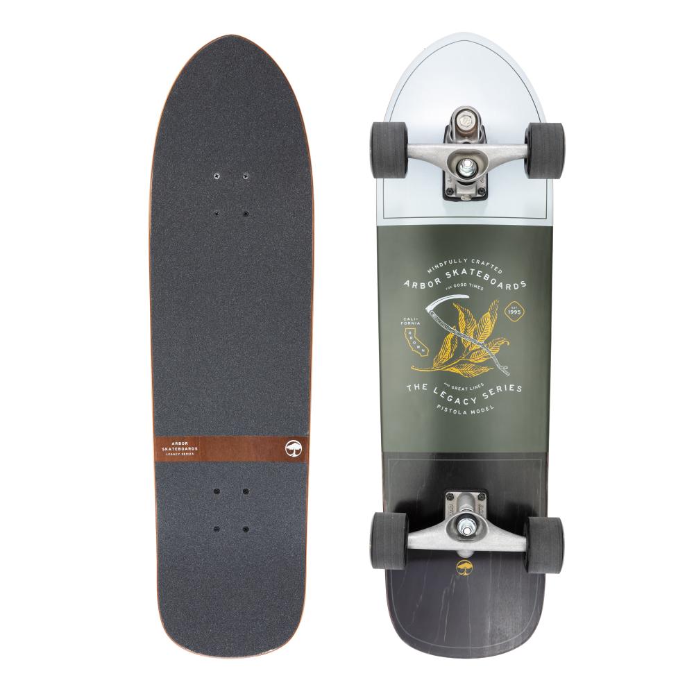 Arbor Surfskate Complete C7 Legacy Pistola 33.5” | Arbour | - Northshore Newquay - Surf/Skate Shop