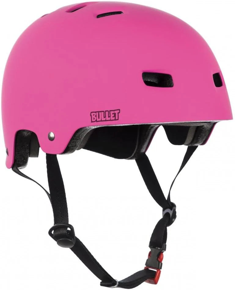 Bullet Deluxe Helmet T35 Youth 49-54cm (OSFA) Pink | Santa Cruz | Helmet - Northshore Newquay - Surf/Skate Shop